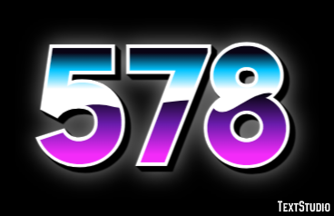 578 テキスト効果