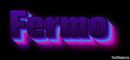 Fermo Effetto testo
