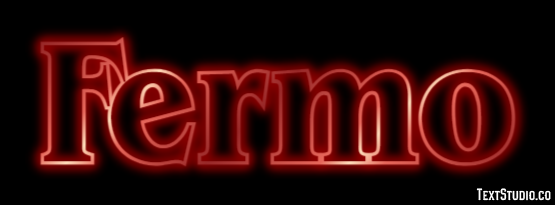 Fermo Effetto testo