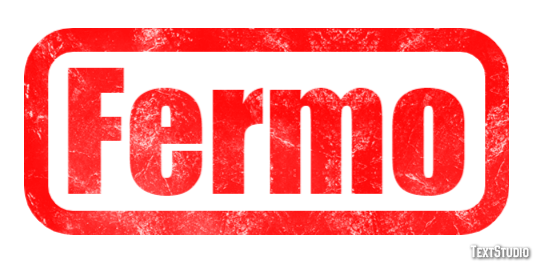 Fermo Effetto testo