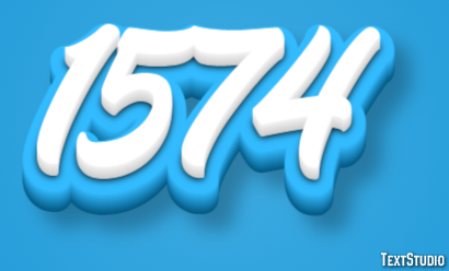 1574 Эффект текста