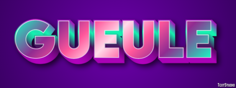 Gueule Effet de Texte