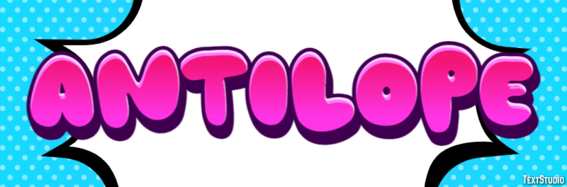 Antilope Texteffekt