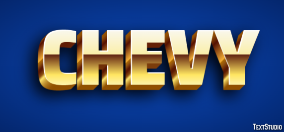 Chevy Text Effect