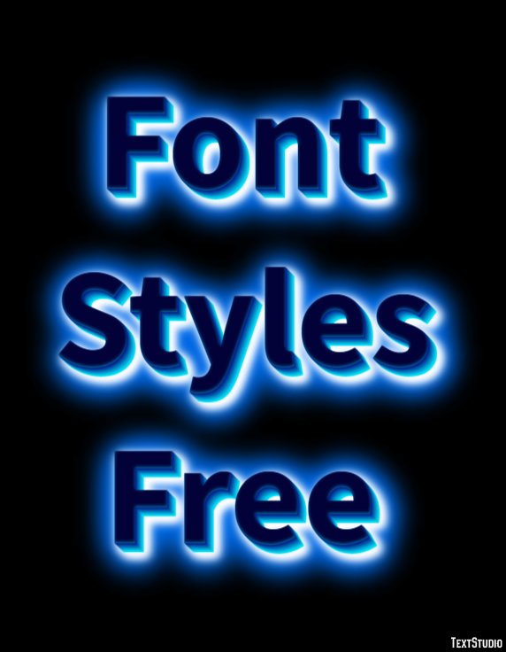 Font Styles Free Efekt tekstowy