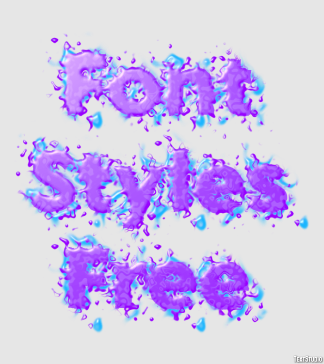Font Styles Free Tekst Effect