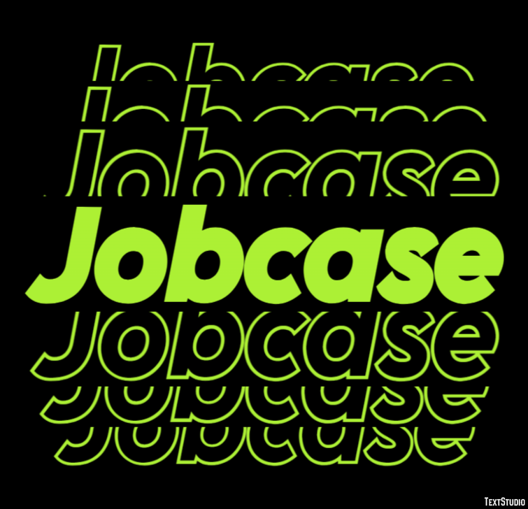 Jobcase Texteffekt