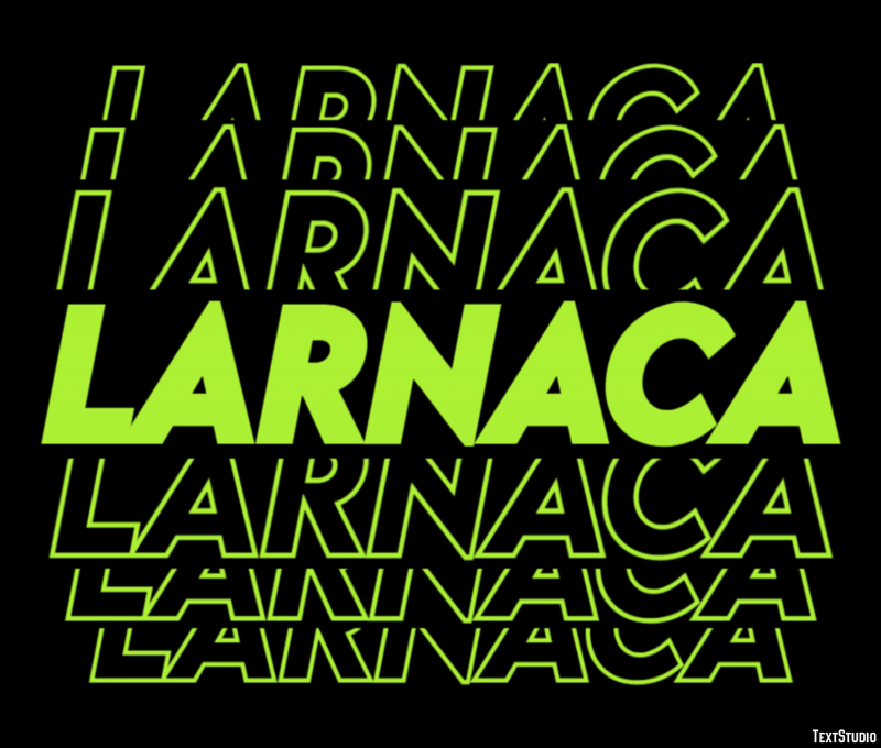 Larnaca Efekt tekstowy