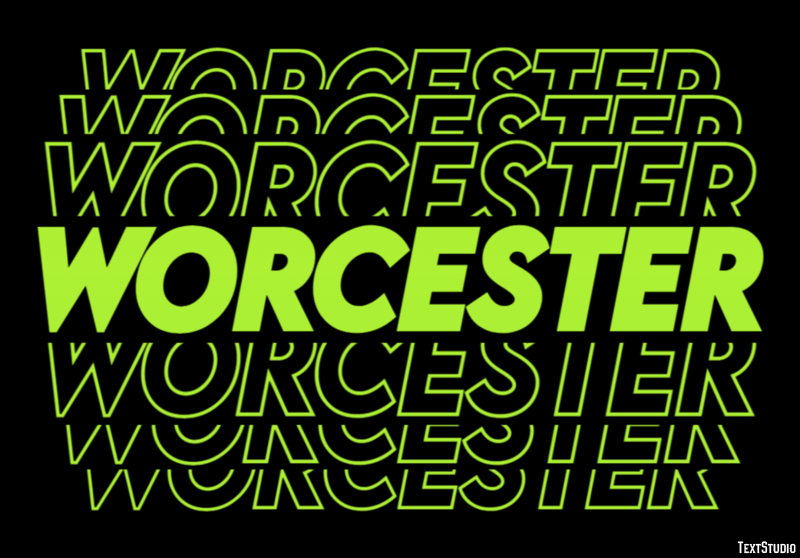 Worcester Effetto testo