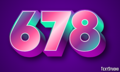 678 Text Effect