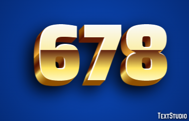678 Text Effect