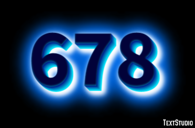 678 Text Effect