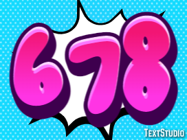 678 Text Effect