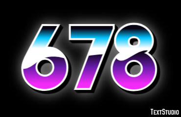 678 Text Effect
