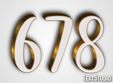678 Text Effect