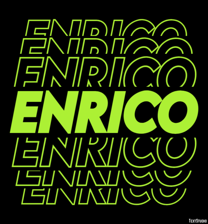 Enrico Effetto testo