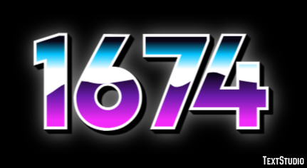 1674 Efekt tekstowy