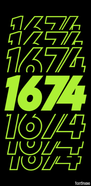 1674 Efekt tekstowy