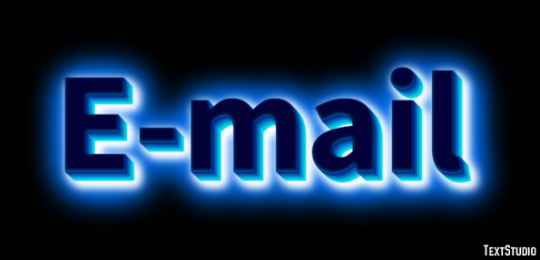 E-mail Effet de Texte