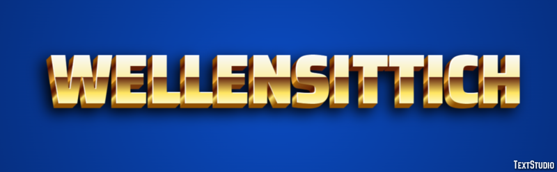 Wellensittich テキスト効果