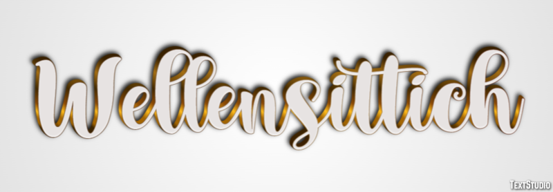 Wellensittich テキスト効果