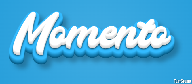 Momento Efeito de texto