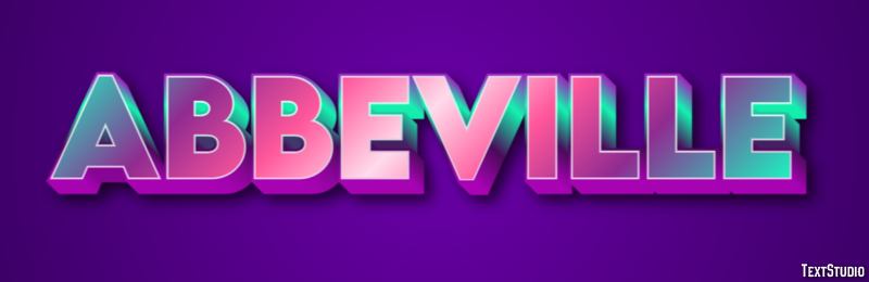 Abbeville Effet de texte