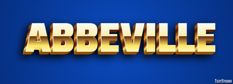 Abbeville Effet de texte