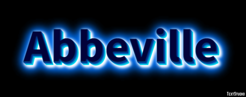 Abbeville Texteffekt
