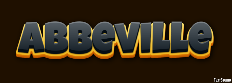 Abbeville Texteffekt