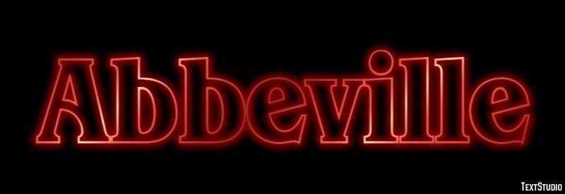 Abbeville Effet de texte