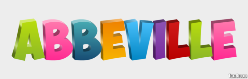 Abbeville Texteffekt