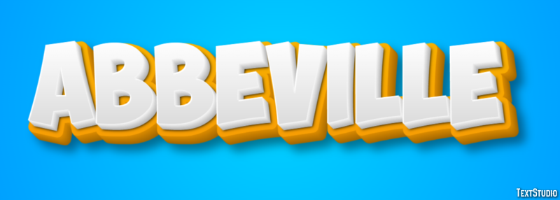 Abbeville Effet de texte