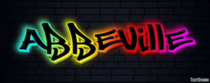 Abbeville Effet de texte