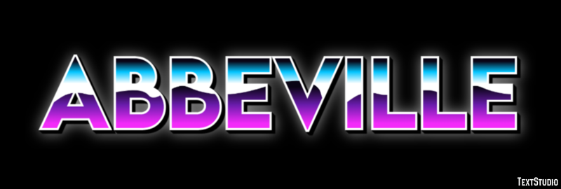 Abbeville Texteffekt