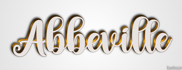 Abbeville Effet de texte