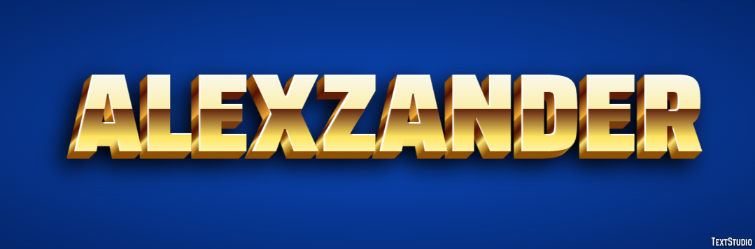 Alexzander Text effect