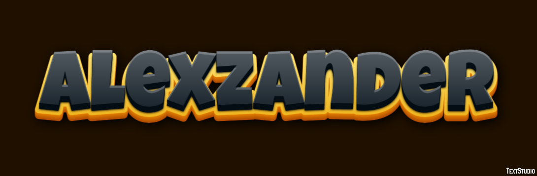 Alexzander Text effect