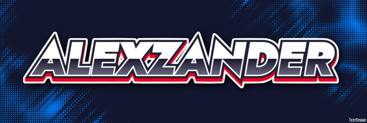 Alexzander Text effect
