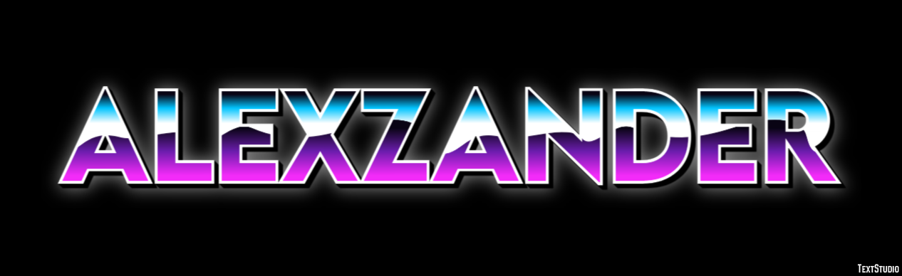 Alexzander Text effect