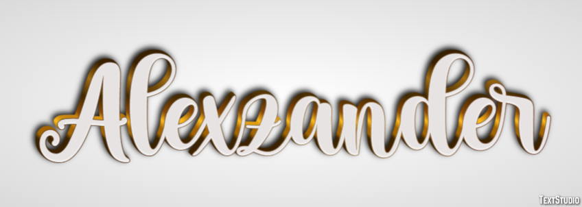 Alexzander Text effect