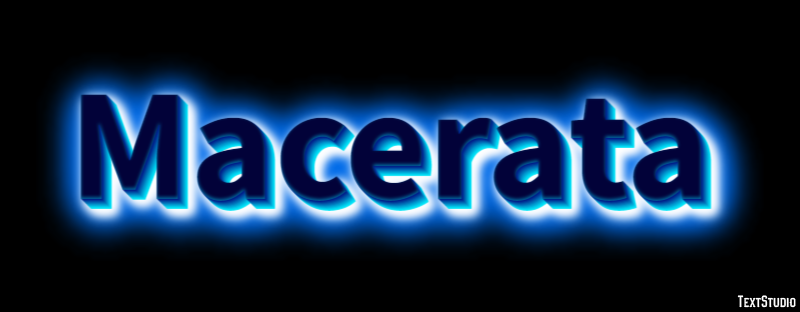 Macerata Efecto de Texto