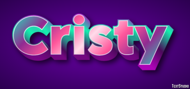 Cristy Efecto de Texto
