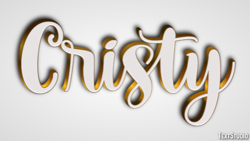 Cristy Tekst Effect