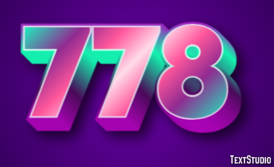 778 Text Effect