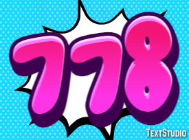 778 Text Effect