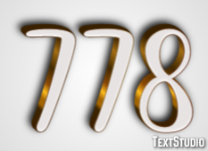 778 Text Effect