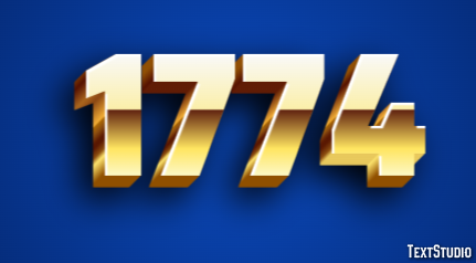 1774 Text Effect