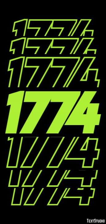 1774 Text Effect