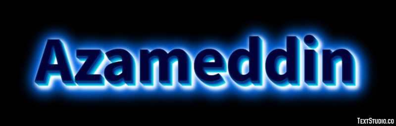 Azameddin Text effect